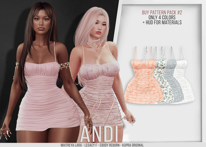 Look At Me. Andi : Dress - Pattern Pack 2