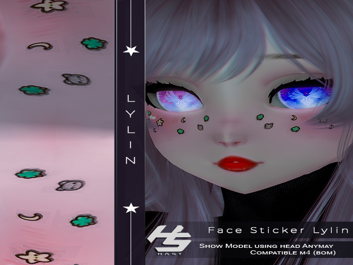 -HAST- Lylin face sticker For m4 (Bom)