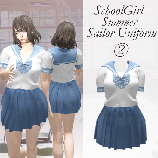::qS::SchoolGirl Summer Sailor Uniform 2