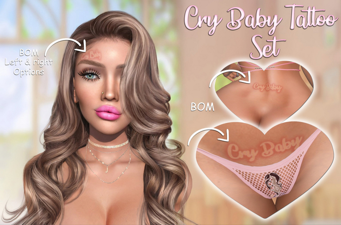 Cry Baby Tattoo Set ♡