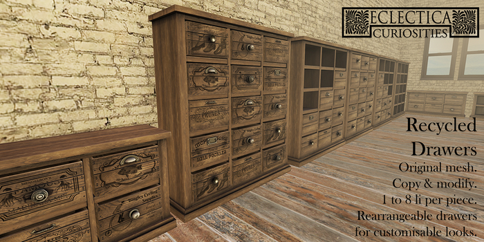 Eclectica- Recycled Drawers