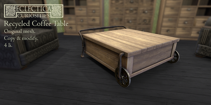 Eclectica- Recycled Coffee Table