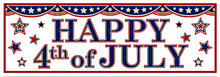 Tams - Sign - Happy 4th July
