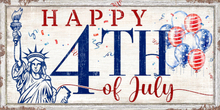 Tams - Wall Decor - Framed Happy 4th July
