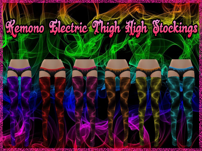--{Mefy's}-- Kemono Electric Thigh High Stockings