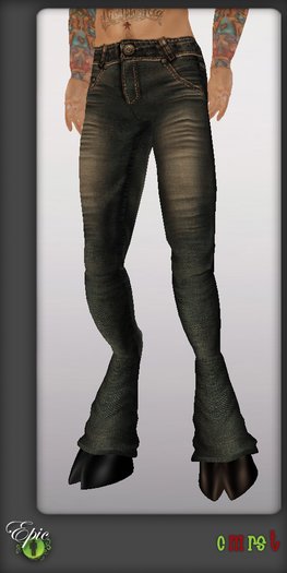 *Epic Men* Faun Fushion Plain Jeans {Dirty}