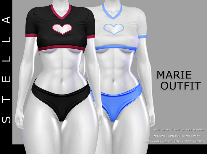{ST} Marie Outfit *FATPACK*