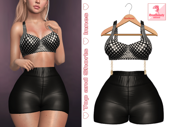 RB - Top and Shorts - Innes  / Black