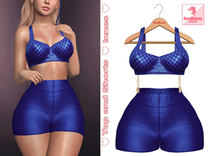 RB - Top and Shorts - Innes  / Blue