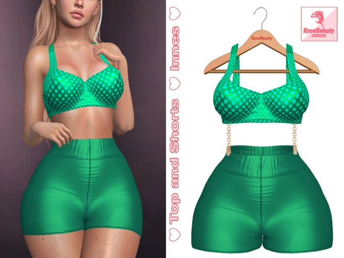 RB - Top and Shorts - Innes  / Green