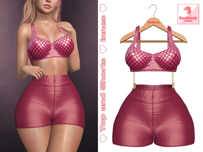 RB - Top and Shorts - Innes  / Pink