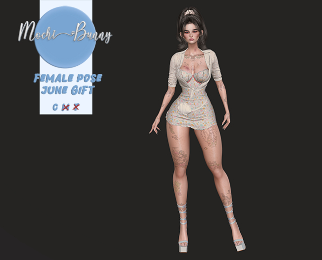-MB- Female pose June Gift (ADD)