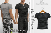 Niko Male Top Black - Signature Gianni, Belleza Jake , Legacy, Athletic - FashionNatic