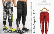 Niko Male Pants - Red - Signature Gianni, Belleza Jake , Legacy, Athletic- FashionNatic