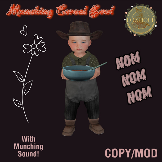 [FH] Munching Cereal Bowl (ADD)