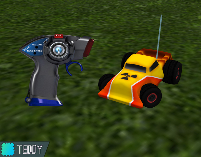 Second Life Marketplace - [TT] RC Car - Toxic Orange