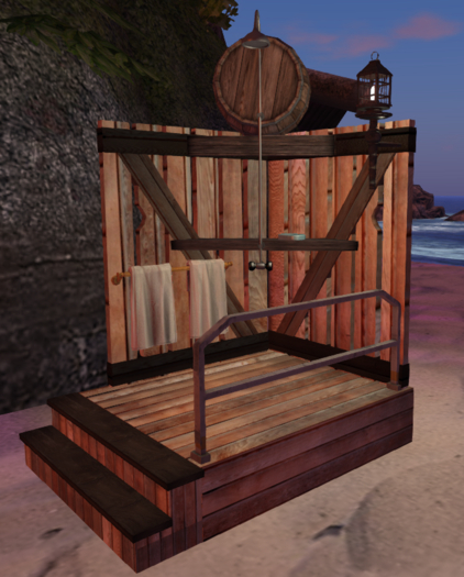 Rustic Outdoor Shower