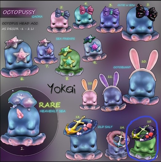 14.YOKAI - Octopussy  - Old Salt (crocus)