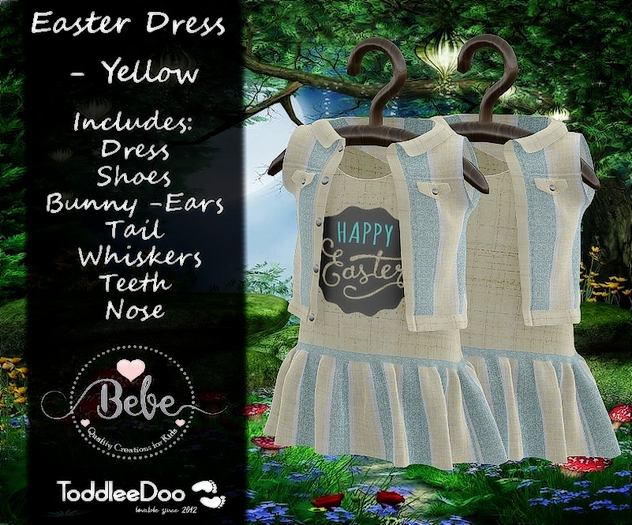 .:PD:. Easter Dress  - Yellow