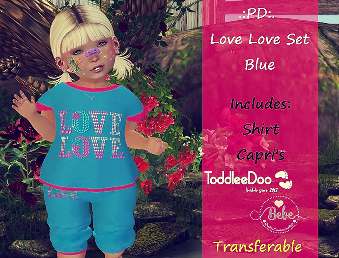 .:PD:. Love Love Set - Blue