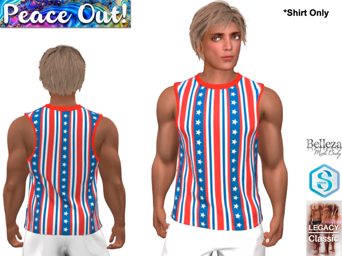 [PO] Mens Tank Top - Stars and Stripes