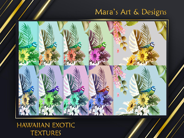 Hawaiian Exotic Seamless Textures-FULL PERM