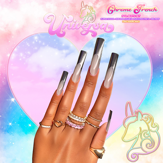 #UNIVERSA - Chrome French Bento Set