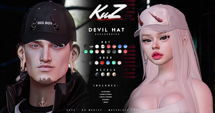 KuZ - Devil Hat (Unisex)