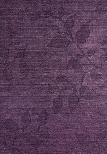 Purple on Purple Flower Rug