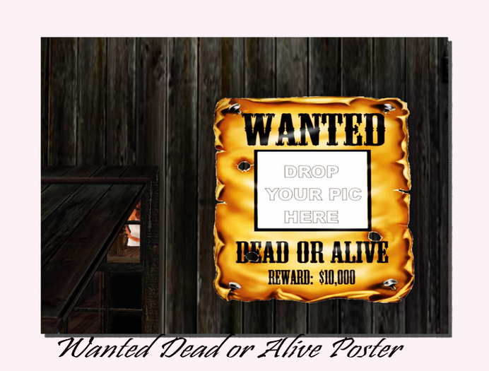Wanted Dead or AIive Poster