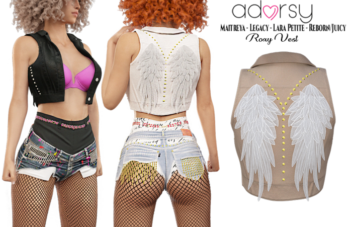 adorsy - Roxy Jacket Brown - Maitreya/Legacy-Nerido/Lara Petite/Reborn-Juicy