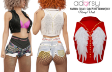 adorsy - Roxy Jacket Deep Red - Maitreya/Legacy-Nerido/Lara Petite/Reborn-Juicy