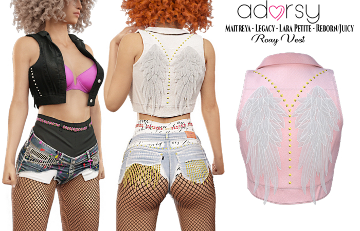adorsy - Roxy Jacket Soft Pink - Maitreya/Legacy-Nerido/Lara Petite/Reborn-Juicy