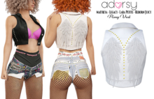 adorsy - Roxy Jacket White - Maitreya/Legacy-Nerido/Lara Petite/Reborn-Juicy