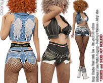 adorsy - Roxy Denim Jacket Fatpack - Maitreya/Legacy-Nerido/Lara Petite/Reborn-Juicy