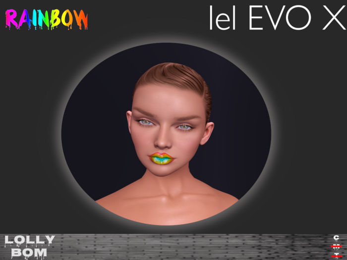 LOLLY's BOM things... [make-up] * Rainbow * glossy * (LEL evoX)