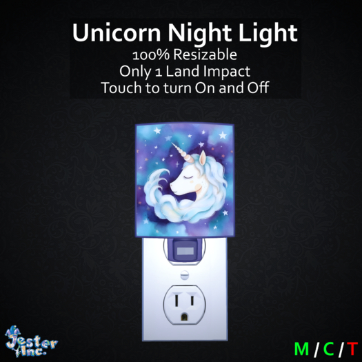 [Jester Inc.] Unicorn Night Light!