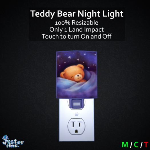 [Jester Inc.] Teddy Bear Night Light!