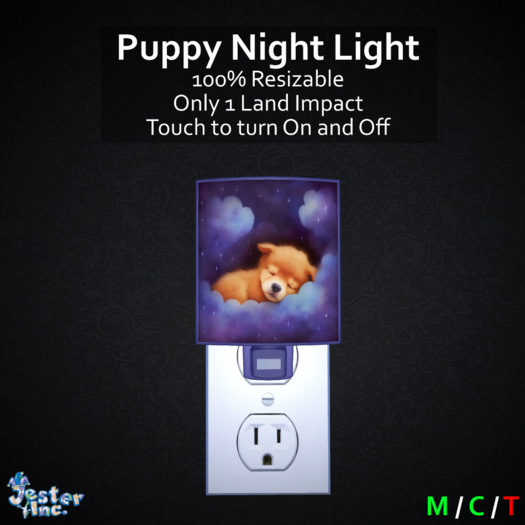 [Jester Inc.] Puppy Night Light!