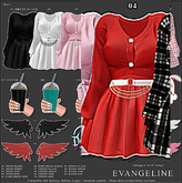 DEMICORN - EVANGELINE - DRESS RED Maitreya
