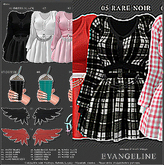 05. RARE - EVANGELINE - DRESS NOIR - Demicorn Maitreya
