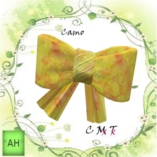 Yellow Camo Ribbon