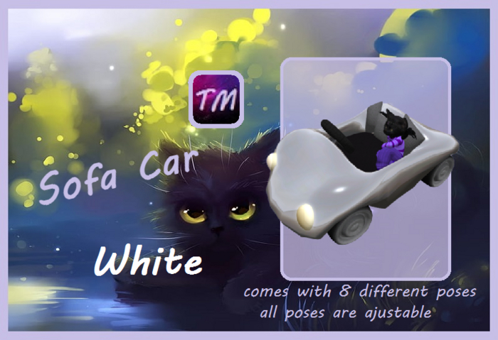 *TM*  Sofa Car - White