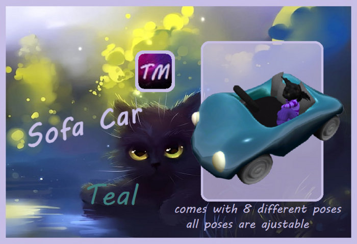 *TM*  Sofa Car - Teal