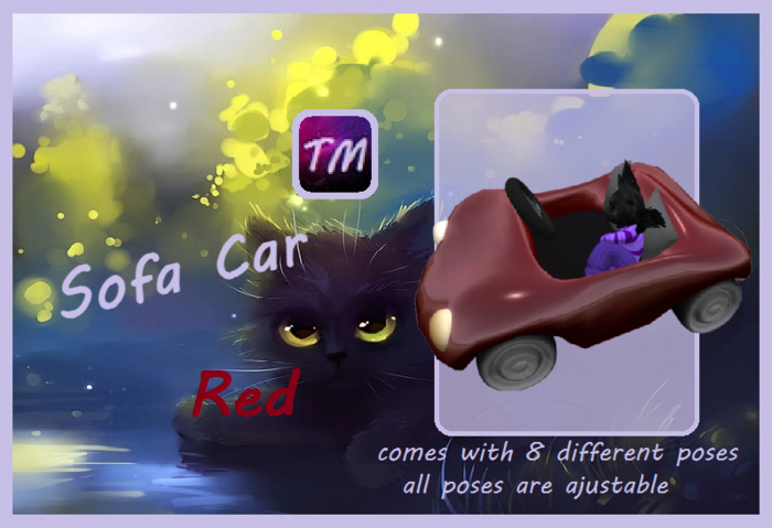 *TM*  Sofa Car - Red