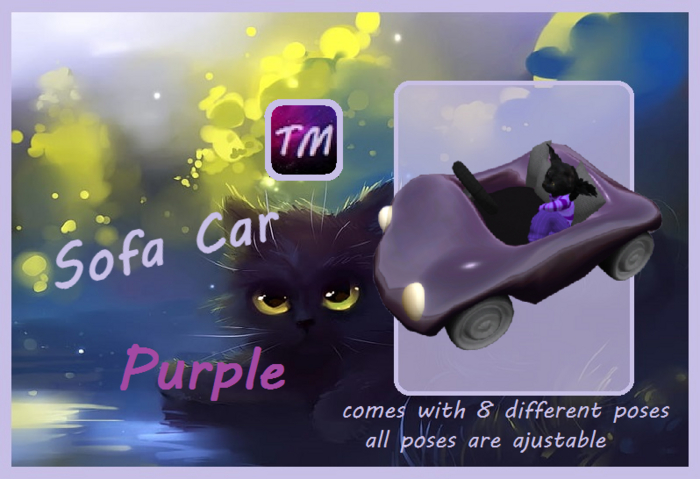 *TM*  Sofa Car - Purple