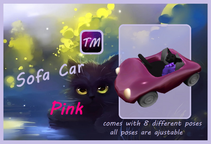 *TM*  Sofa Car - Pink