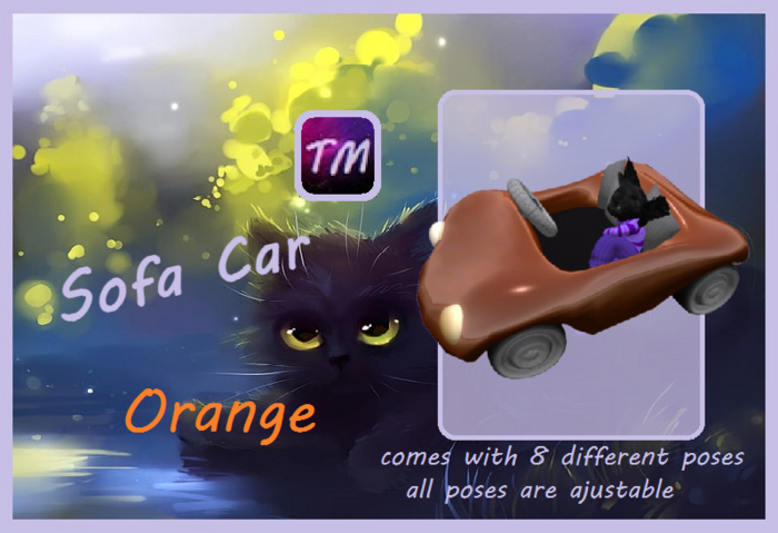 *TM*  Sofa Car - Orange