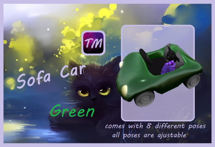 *TM*  Sofa Car - Green
