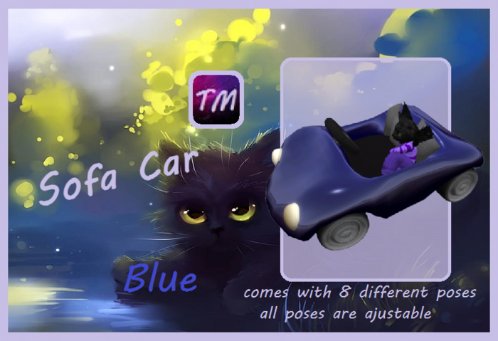 *TM*  Sofa Car - Blue